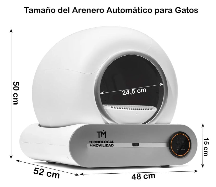 Arenera Automática para Gatos