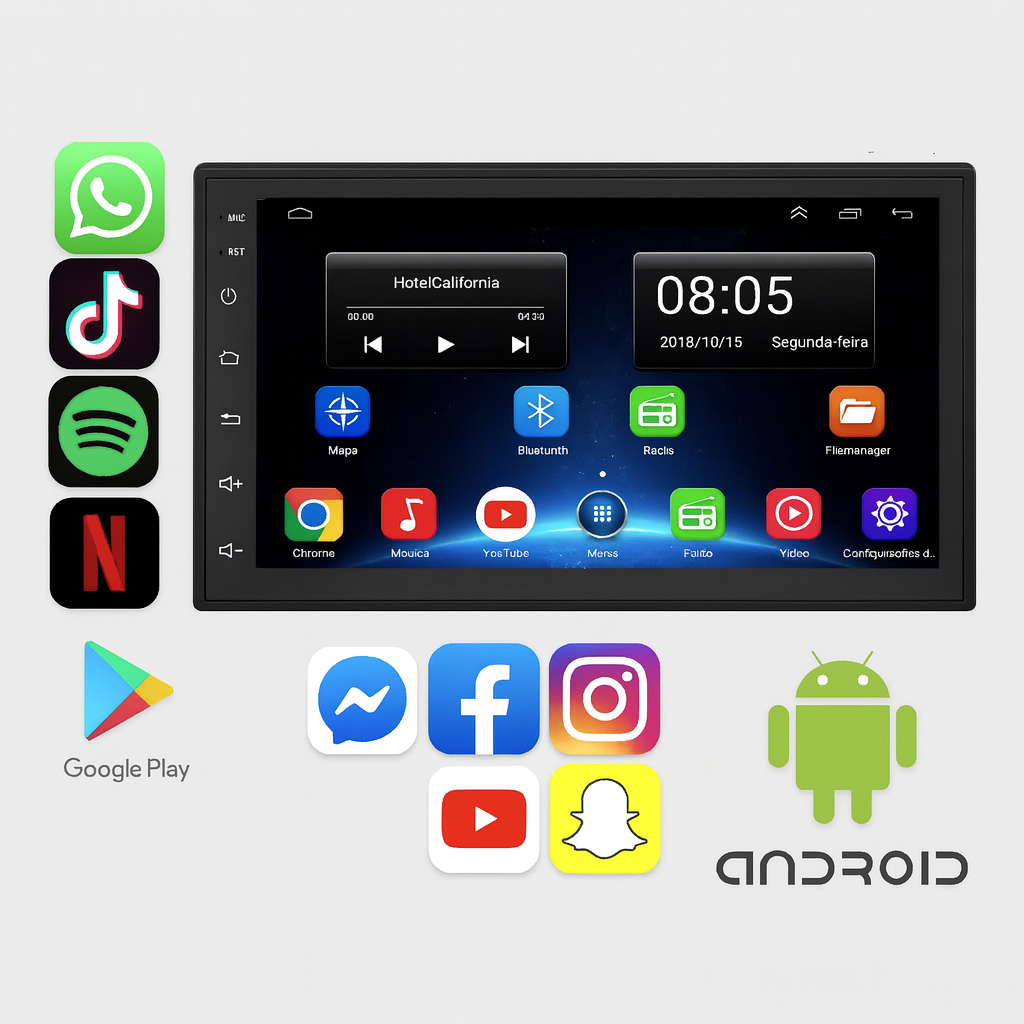 Pantalla para carro Radio Android  13.0