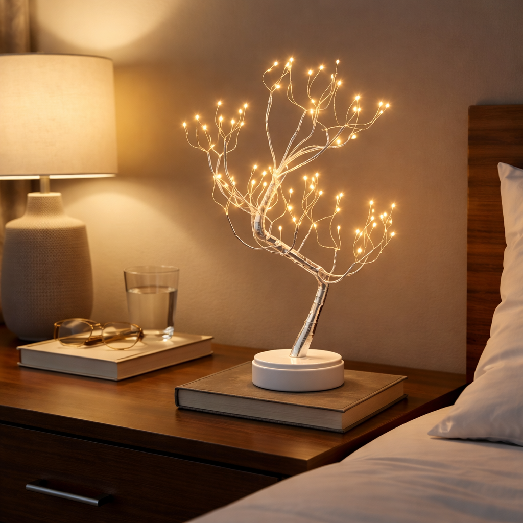 LAMPARA ARBOL LED DECORACION HOGAR 🌟