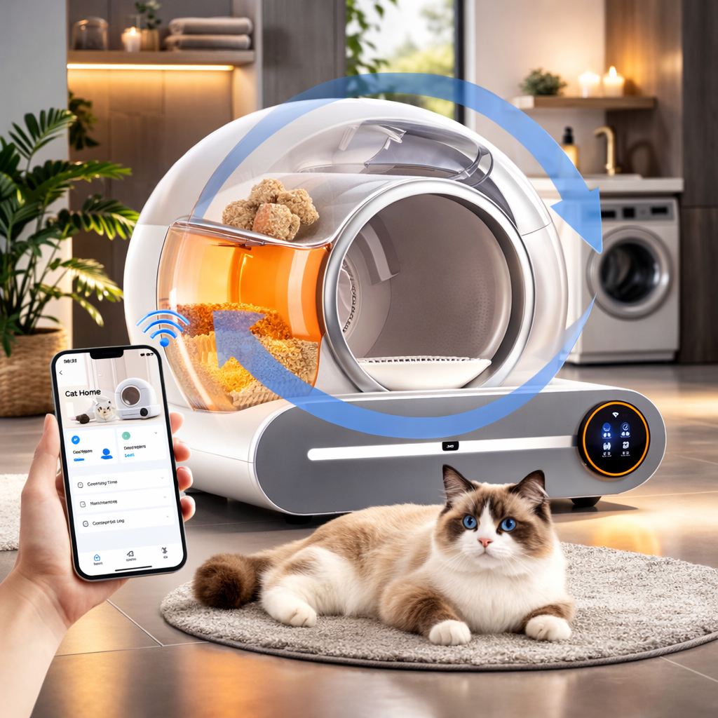 Arenera Automática para Gatos