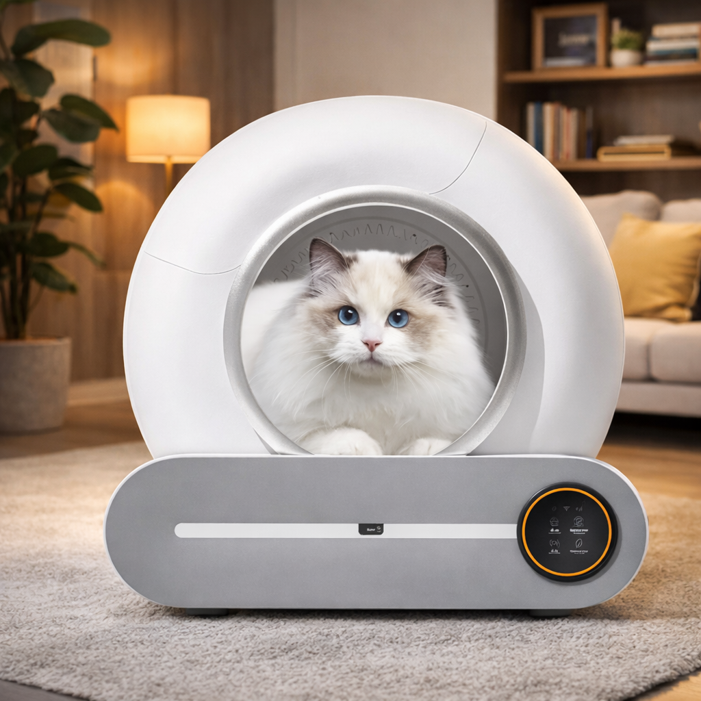 Arenera Automática para Gatos