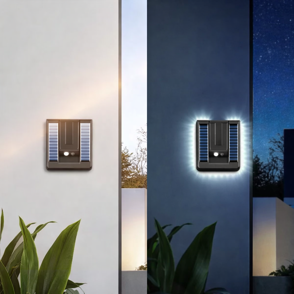 Lámpara Solar de Pared para Exteriores
