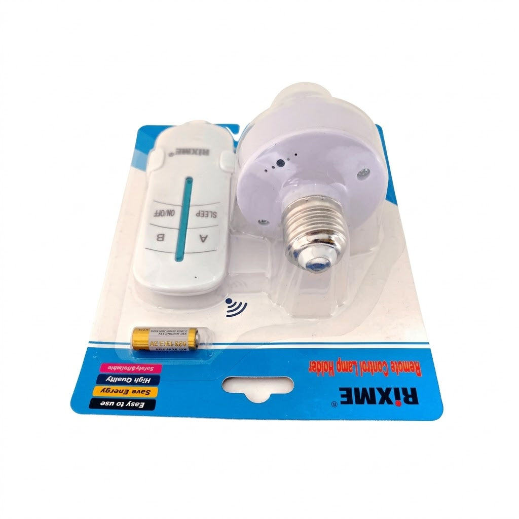 Portalámparas inteligente con control remoto paquete x2