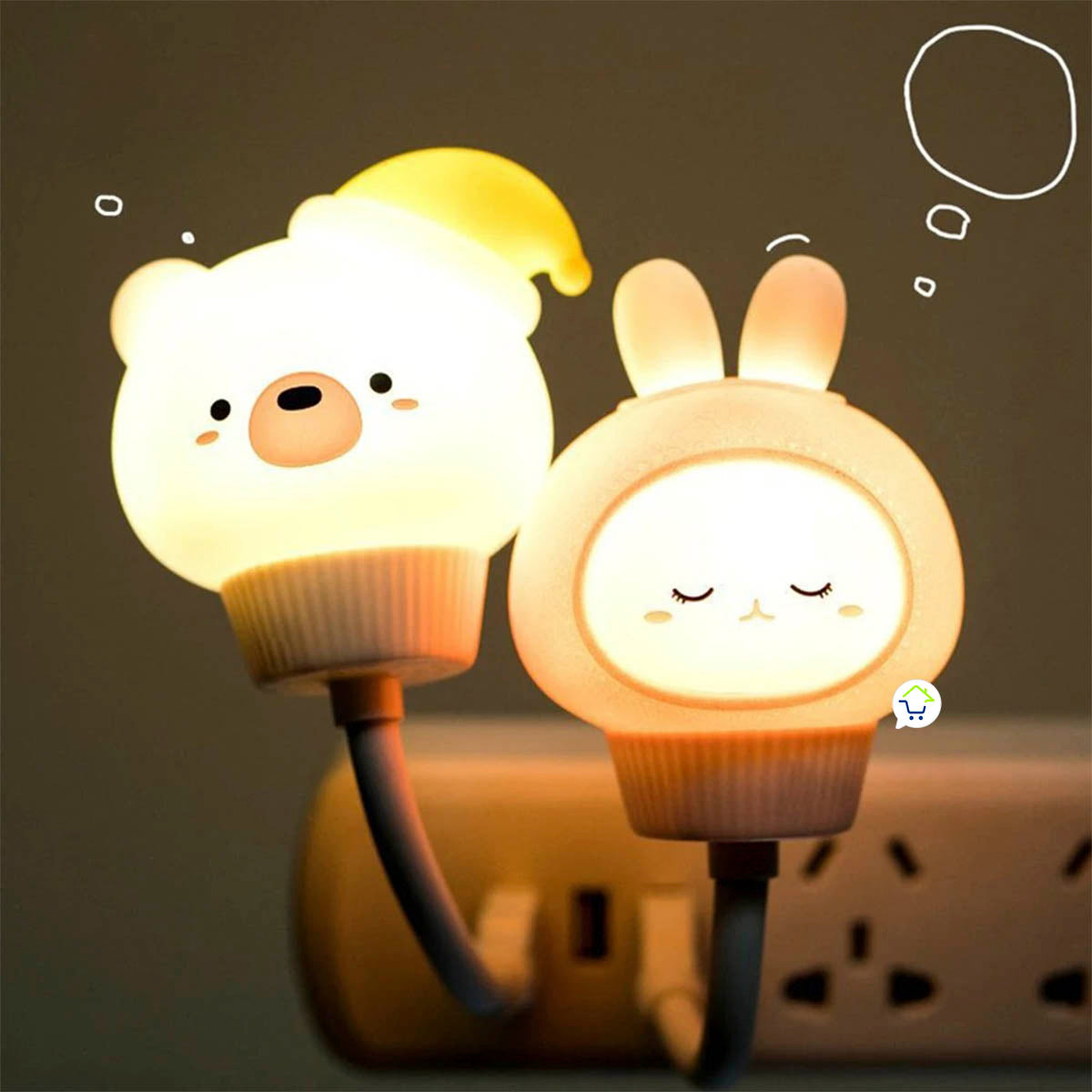 Combo para Dormir Mejor Humidificador Submarino LED Difusor Aromas  mas lampara