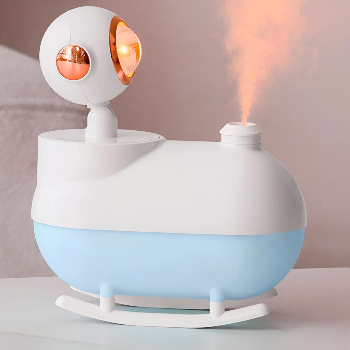Combo para Dormir Mejor Humidificador Submarino LED Difusor Aromas  mas lampara